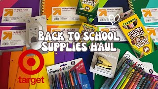 Back to School Supplies Haul Target Malia Angelic