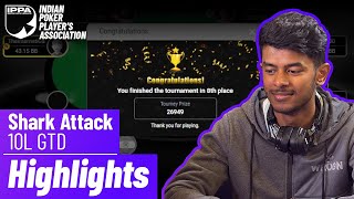 Shark Attack 10L GTD Highlights | Final Table Drama That’ll Blow Your Mind! screenshot 4