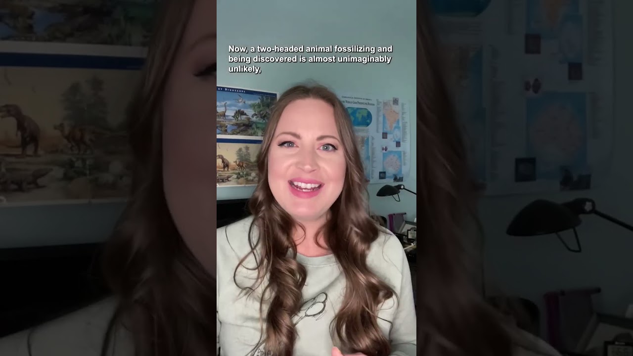 Paleontologists discovered a two-headed fossil 