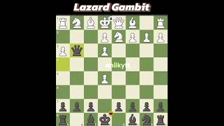 Checkmate in 6 moves | Lazard Gambit | chess.com | #chess #chesspuzzlesmatein2 #checkmate #shorts