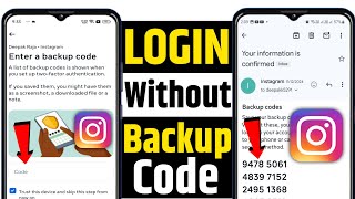 How To Login Instagram Without Backup Code 2025 | Without Backup Code Instagram Login | Hindi