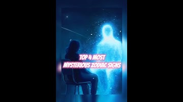 Top 4 Most Mysterious Zodiac Signs #zodiacsignsexplained #zodiacwhisperer #birthsigns #shorts