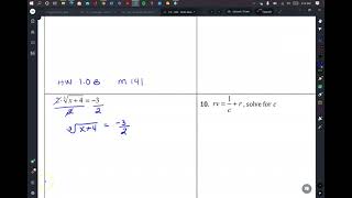 pHW 1 0B #6, 9, & 10 Math 141 solving equations