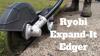 Ryobi Expand It Edger Line Trimmer Attachment  Unboxing and Full Review