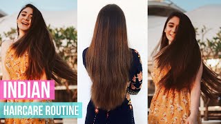 INDIAN HAIRCARE ROUTINE | Long & Thick Hair | Sana Grover - YouTube