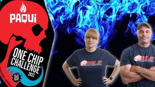 Two Competitive Eaters Take On the Paqui One Chip Challenge 2022 | Geoff Esper & Katie Prettyman