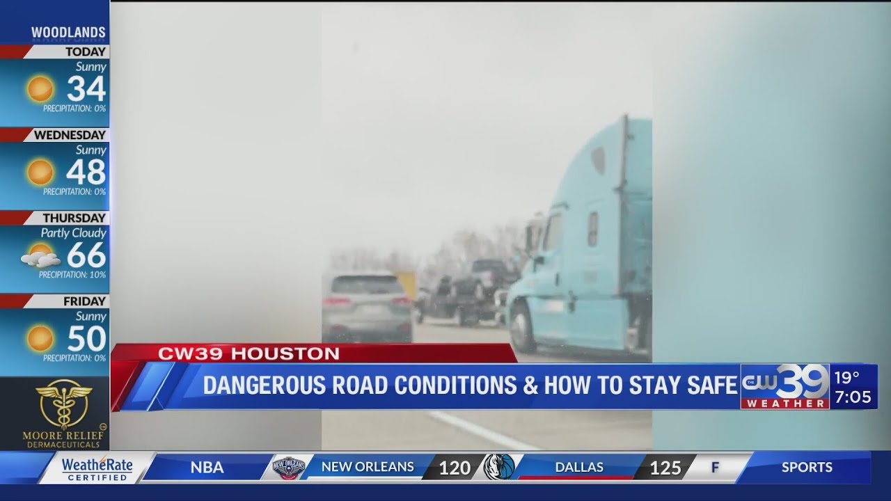 AAA: How to stay safe in dangerous road conditions | CW39 HOUSTON - YouTube