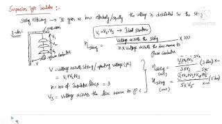 String Efficiency and Voltage Distribution in a Suspension Type Insulators