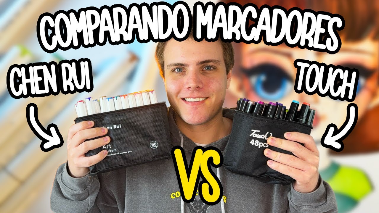 Marcadores Touch vs Chen Rui: Teste de Marcadores Baratos – Qual Vale Mais a Pena?