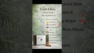 Natural glow ka secret  Trust Glow Ubtan Soap use karo aur skin ko chamkao  #skincare #shorts #viral