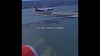 Its just a normal landing? #plane #aviation