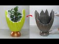 It&#39;s a Big Change for Cement and Thick Old Towels to Create New Flower Pot Design