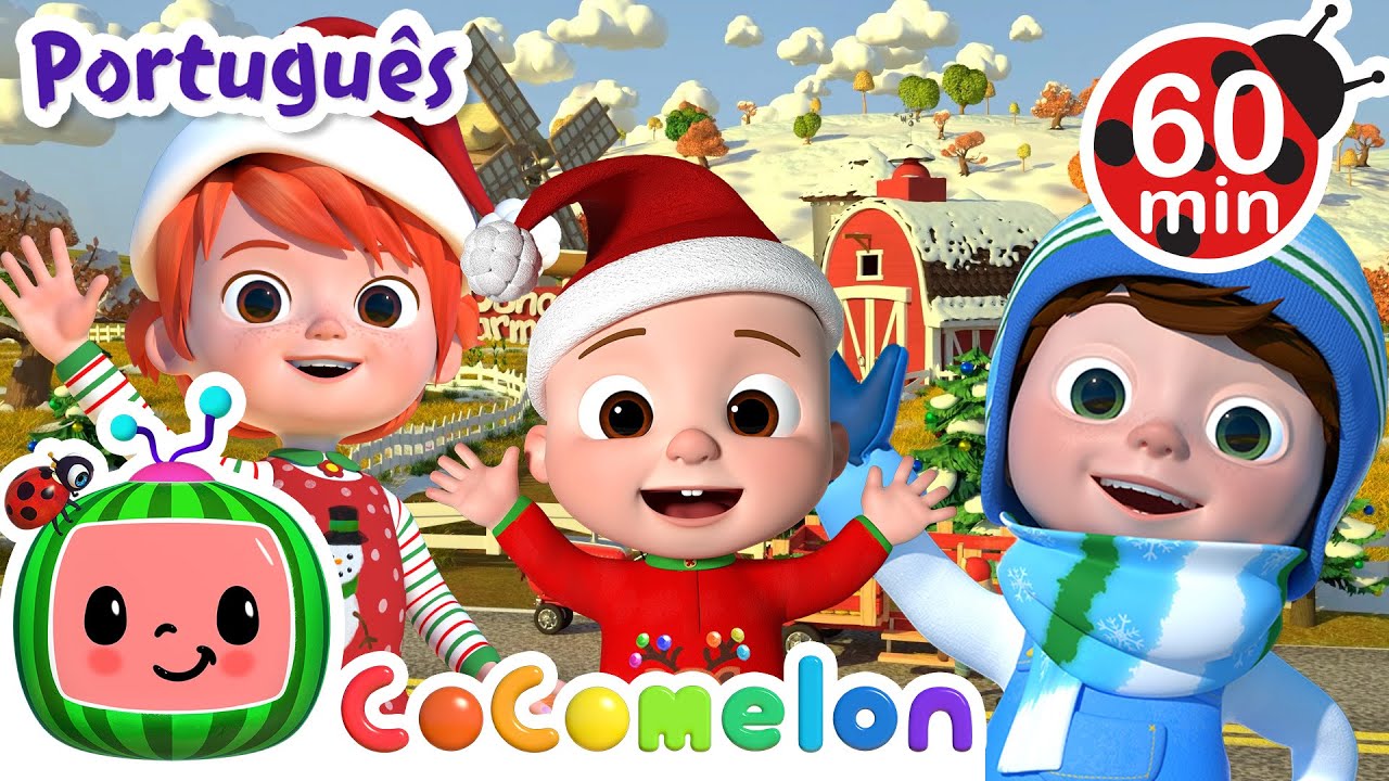 Natal na Fazenda Com O JJ 🎄| CoComelon | Moonbug Kids | Músicas