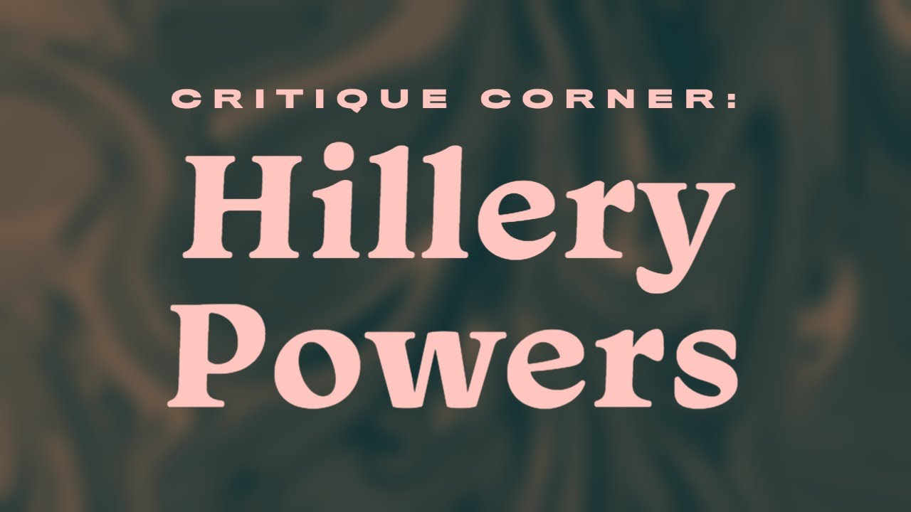 Portfolio Review With Hillery Powers - YouTube