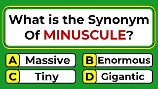 Ultimate Synonyms Quiz: Can You Score a Perfect 30/30?