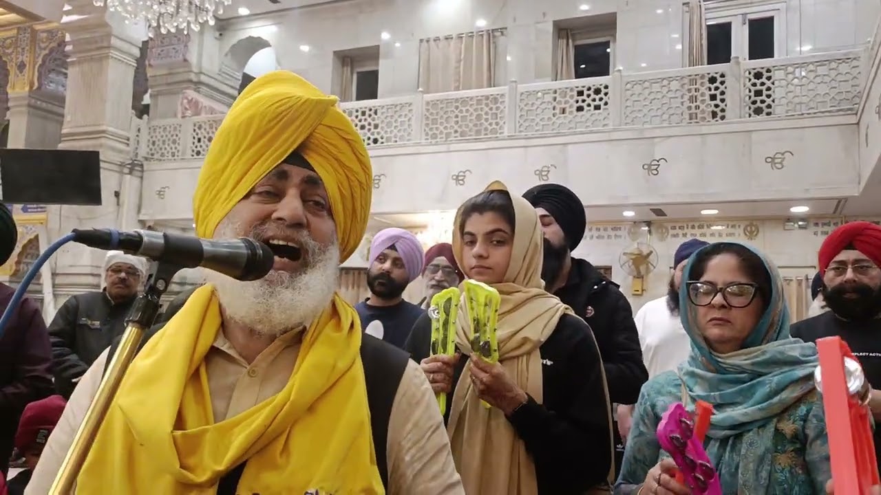 Shabad Chowki 🙏🏻🙏🏻 Gurdwara Sis Ganj Sahib Ji 🙏🏻🙏🏻