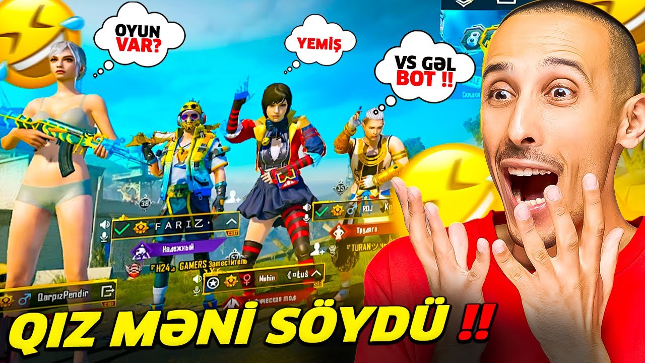 BAYRAĞDA MİLLƏTİ TROLLAYIB VS'YƏ ÇAĞIRDIM !!! | QIZ MƏNİ SÖYDÜ ! | 3 VS 1 ATDIM!!! | PUBG MOBİLE