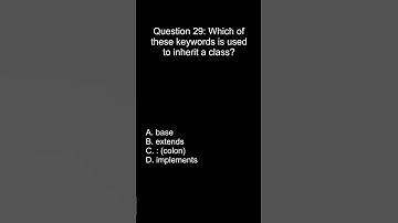 .NET Programming Interview Question #29| C# MCQ for Practice