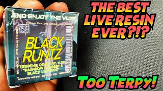First Time Trying VUZEEE!!! Is This The Next Best Tasting Cart EVER!? Black Runtz Live Resin Review