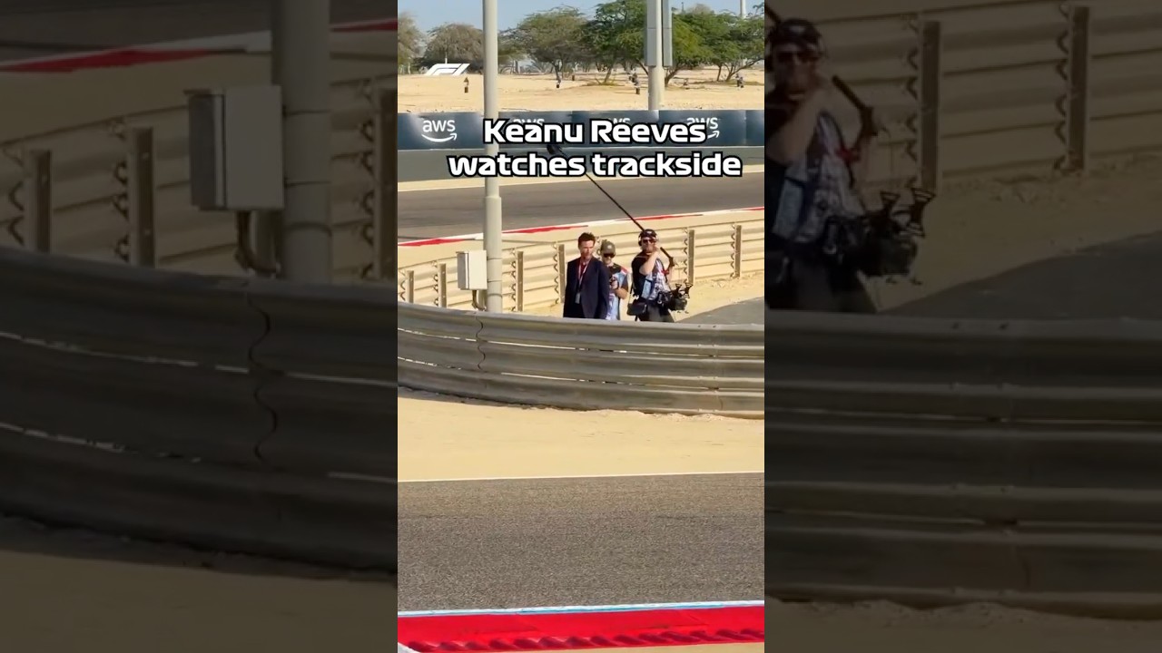 Happy Valentine's Day to Keanu Reeves & F1 Fans! ❤️🏎️ 