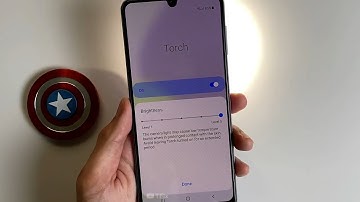 How to change the flash brightness on Samsung A22 Android 11