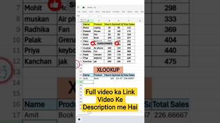 🔥 XLOOKUP 😱 | VLOOKUP Ka Baap | Excel Short
