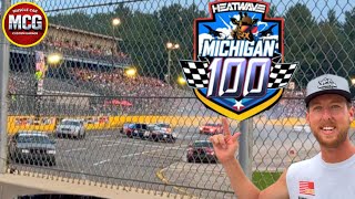 Cleetus McFarland INVADED Berlin raceway for the Michigan 100