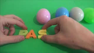 Ovo Surpresa Aprenda A Soletrar - Série Animais Domésticos 3 - Surprise Egg Learn To Spell