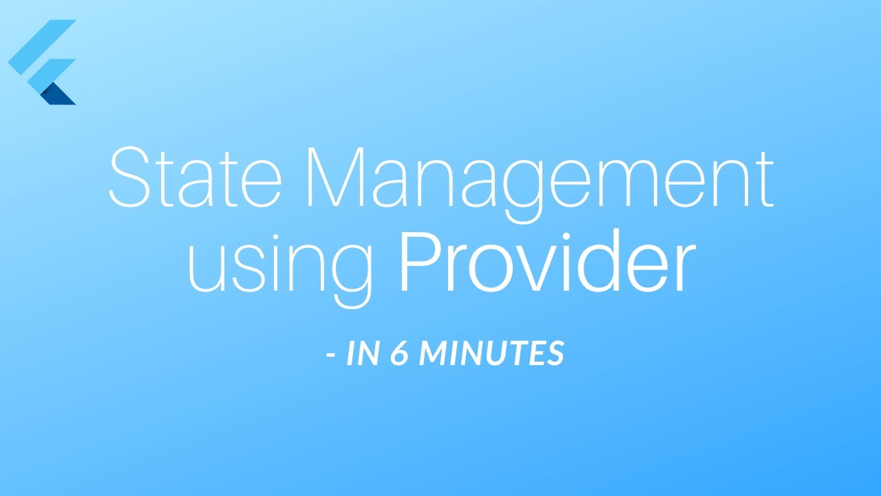 Mastering Flutter Provider in 6 Minutes - YouTube