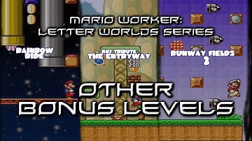 Mario Worker: Letter Worlds Series - Other Bonus Levels
