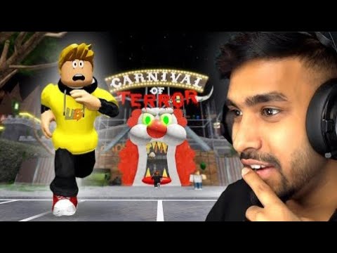 escape the carnival of terror obby roblox gameplay