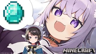 【Minecraft】スバルちゃんと一緒にダイヤ堀り【ホロライブ/#スバおかおっぱっぴー】