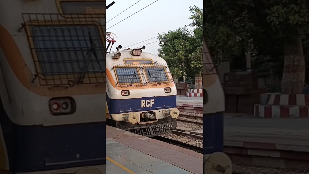 Indian New MEMU Special Passenger Train / Train Video 