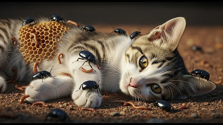 Watch the video about 🐱 Abyssinian kittens' life on the edge — shocking rescue from deadly parasite invasion #wildlife