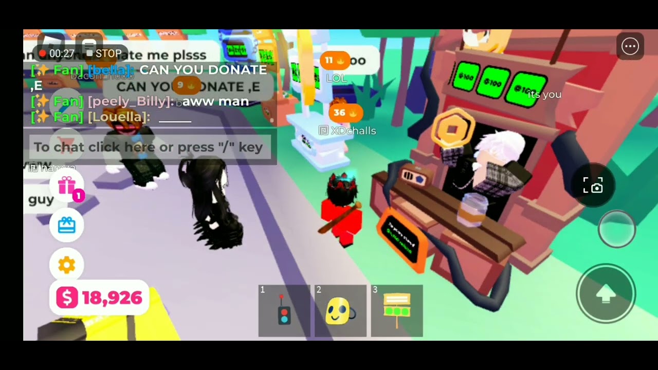 Giving random people 400 robux - YouTube