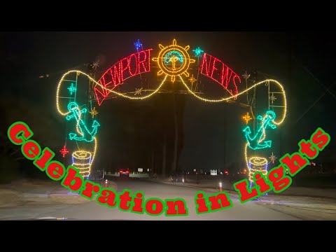 Newport News Celebration in Lights - YouTube
