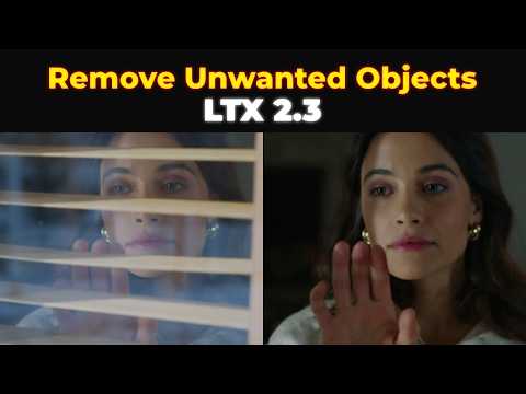 Remove Unwanted Objects From Your Videos Using LTX 2.3 | ComfyUI Tutorial