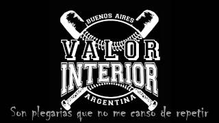 Video thumbnail of "VALOR INTERIOR | AHOGARME - LETRAS HD"