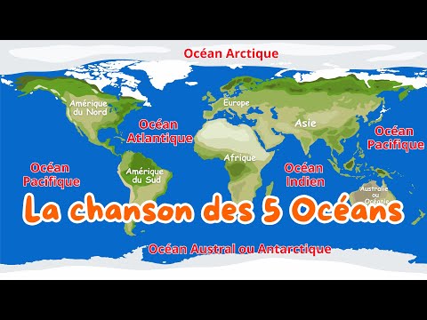 🎶La Chanson des 5 Océans 🎶 | Five Oceans Song In French | BORAKIDS en FRANÇAIS