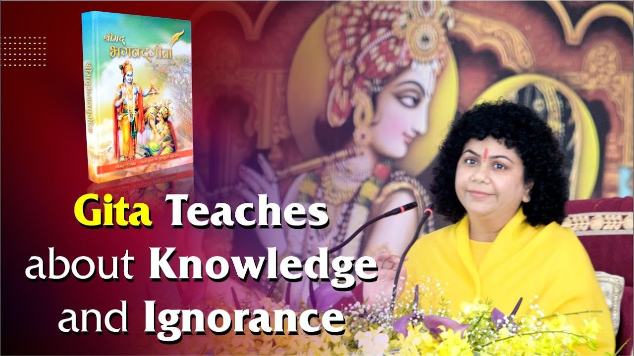 Gita Teaches about knowledge and ignorance Pravachan Hindi