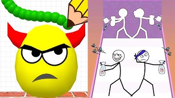 Draw to Smash vs Through the Wall – Logic Puzzle Gameplay & All Levels Walkthrough (3D Puzzle Game)