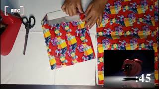 Paper bag gift wrapping in just 1minute TLE (Handicraft)