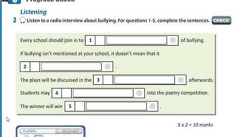 Action 10 module 6 p81 Listening A Radio Interview