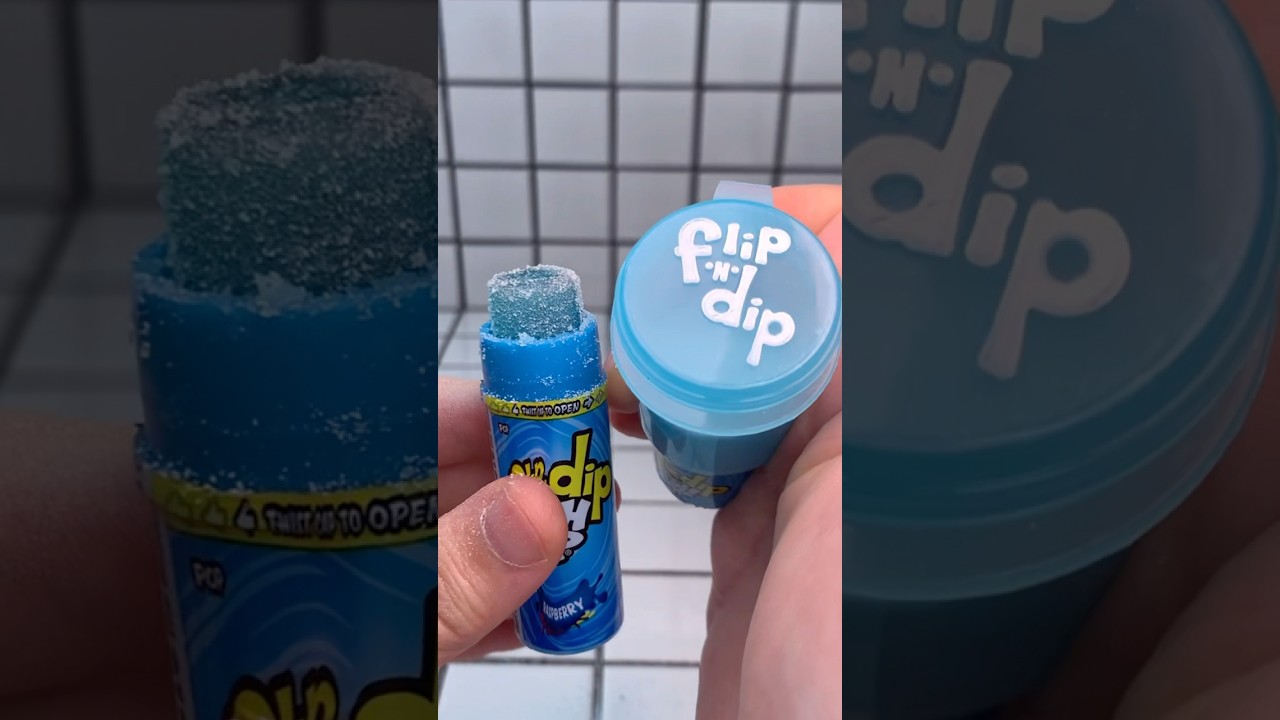 Flip n dip candy gummy jelly food mukbang