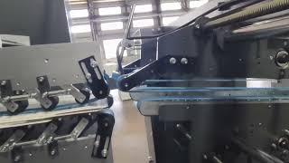 Folder gluer with filp stacker machine