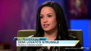 Demi Lovato Talks About Cutting Herself.