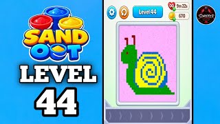 Sand Out Color Puzzle Level 44 Walkthrough Solution