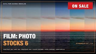 Film: Photo Stocks — Six Still Film Emulsions [ DCTL ]