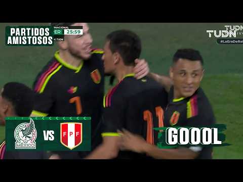 ¡GOOOL DE PERÚ! Vélez la pone en la red - México 0-1 Perú | Amistoso | TUDN