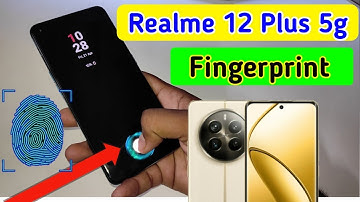 Realme 12 plus 5g in display fingerprint setting/Realme 12 plus fingerprint screen lock/fingerprint